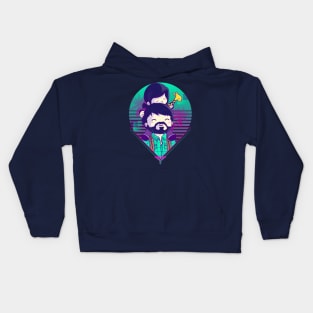 Retrowave Duo Kids Hoodie